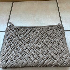 Clare V. Flat Clutch Taupe